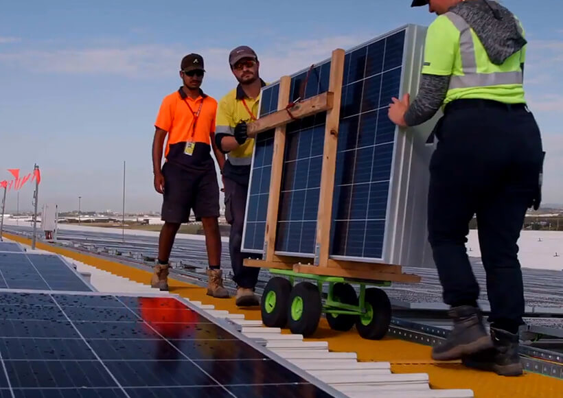 Brisbane Airport solar gallery 8